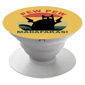 PEW PEW madafakas, Phone Holders Stand  White Hand-held Mobile Phone Holder