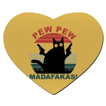 PEW PEW madafakas, Mousepad καρδιά 23x20cm
