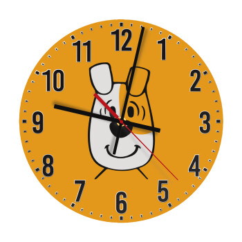 reksio bolek i lolek, Ρολόι τοίχου ξύλινο (30cm)