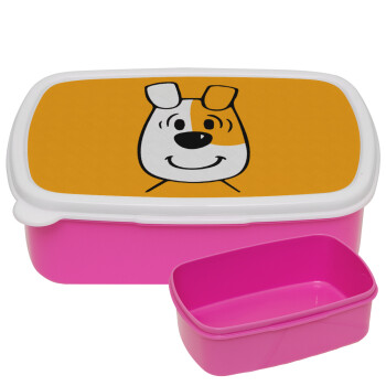 reksio bolek i lolek, ΡΟΖ παιδικό δοχείο φαγητού (lunchbox) πλαστικό (BPA-FREE) Lunch Βox M18 x Π13 x Υ6cm