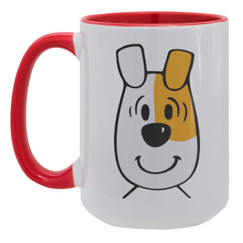 reksio bolek i lolek, Κούπα Mega 15oz, κεραμική Κόκκινη, 450ml