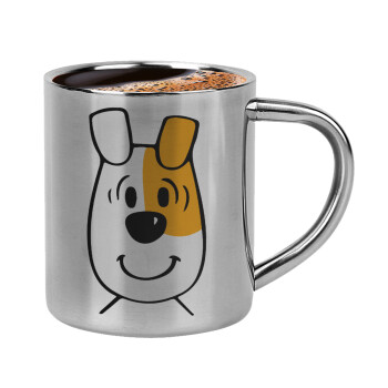 reksio bolek i lolek, Double-wall metal cup for espresso (220ml)