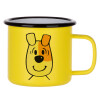 Metallic enamel MATT Yellow cup 360ml