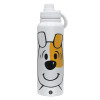1L Stainless Steel Thermal Bottle with Phone Holder & Double Wall Insulation