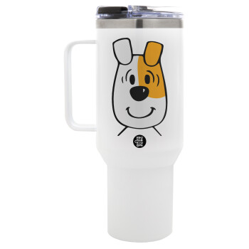 reksio bolek i lolek, Mega Stainless steel Tumbler with lid, double wall 1,2L