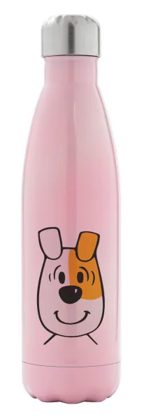 reksio bolek i lolek — Metal mug thermos Pink Iridiscent (Stainless steel), double wall, 500ml