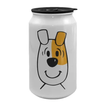 reksio bolek i lolek, Κούπα ταξιδιού μεταλλική με καπάκι (tin-can) 500ml