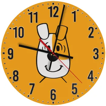 reksio bolek i lolek, Ρολόι τοίχου ξύλινο (30cm)