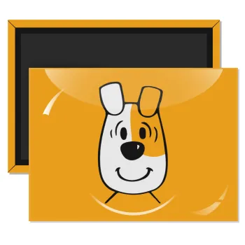 reksio bolek i lolek, Ορθογώνιο μαγνητάκι ψυγείου διάστασης 9x6cm