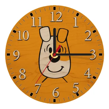 reksio bolek i lolek, Ρολόι τοίχου ξύλινο plywood (20cm)