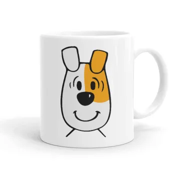 reksio bolek i lolek, Ceramic coffee mug, 330ml