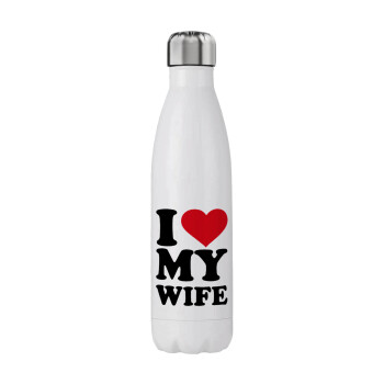 I Love my Wife, Stainless steel, double-walled, 750ml