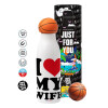 Bascetball Metal mug thermos, double wall, 550ml