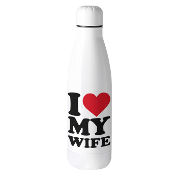I Love my Wife, Metal mug thermos (Stainless steel), 500ml