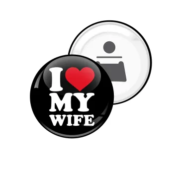 I Love my Wife, Μαγνητάκι και ανοιχτήρι μπύρας στρογγυλό διάστασης 5,9cm