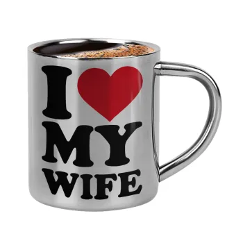 I Love my Wife, Κουπάκι μεταλλικό διπλού τοιχώματος για espresso (220ml)