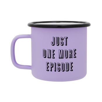 JUST ONE MORE EPISODE, Κούπα Μεταλλική εμαγιέ ΜΑΤ Light Pastel Purple 360ml
