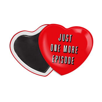 JUST ONE MORE EPISODE, Μαγνητάκι καρδιά (57x52mm)