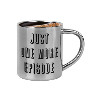 JUST ONE MORE EPISODE, Double-wall metal cup for espresso (220ml)