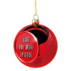 Christmas tree ball Red 8cm