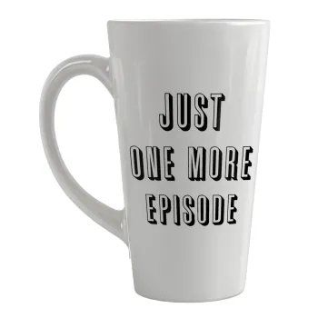 JUST ONE MORE EPISODE, Κούπα κωνική Latte Μεγάλη, κεραμική, 450ml