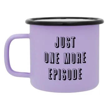JUST ONE MORE EPISODE, Κούπα Μεταλλική εμαγιέ ΜΑΤ Light Pastel Purple 360ml