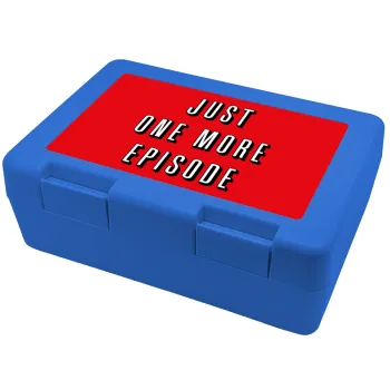 JUST ONE MORE EPISODE, Children's cookie container BLUE 185x128x65mm (BPA free plastic)