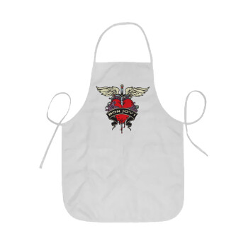 Bon Jovi, Ποδιά Σεφ ολόσωμη κοντή  Παιδική (44x62cm)