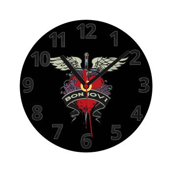 Bon Jovi, Ρολόι τοίχου γυάλινο (20cm)