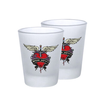 Bon Jovi, Σφηνοπότηρα γυάλινα 45ml του πάγου (2 τεμάχια)