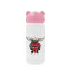 Pink stainless steel thermal flask, 320ml