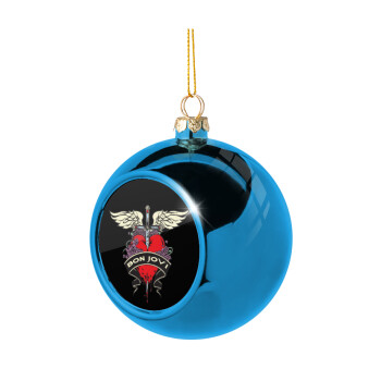 Bon Jovi, Χριστουγεννιάτικη μπάλα δένδρου Μπλε 8cm