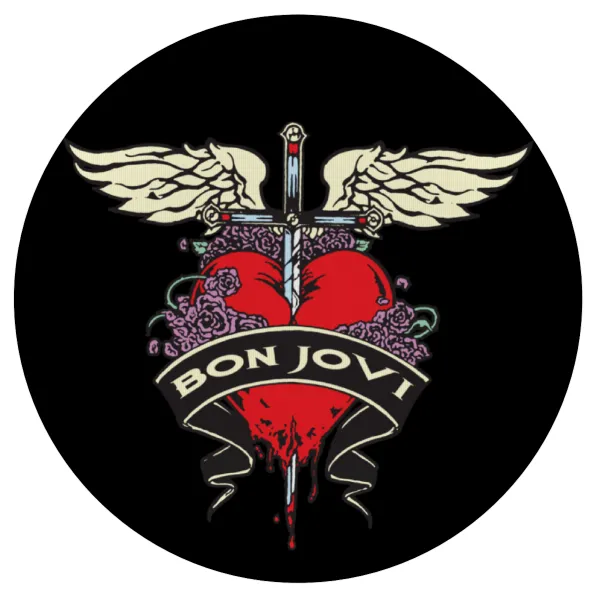 Bon Jovi — Mousepad Στρογγυλό 20cm