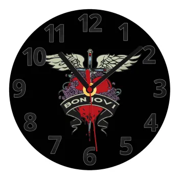 Bon Jovi, Ρολόι τοίχου γυάλινο (20cm)