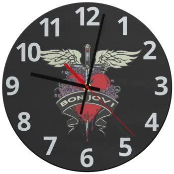 Bon Jovi, Ρολόι τοίχου γυάλινο (30cm)