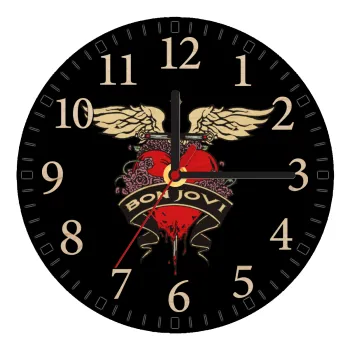 Bon Jovi, Ρολόι τοίχου ξύλινο plywood (20cm)