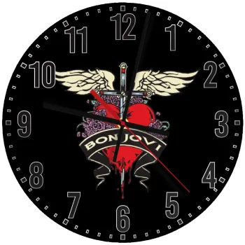 Bon Jovi, Ρολόι τοίχου ξύλινο (30cm)