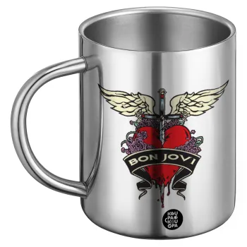 Bon Jovi, BIG Mug Stainless steel double wall (450ml)