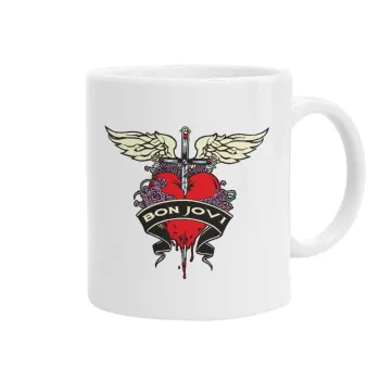 Bon Jovi, Ceramic coffee mug, 330ml