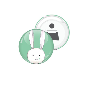 Ο λαγός του πάσχα, Μαγνητάκι και ανοιχτήρι μπύρας στρογγυλό διάστασης 5,9cm