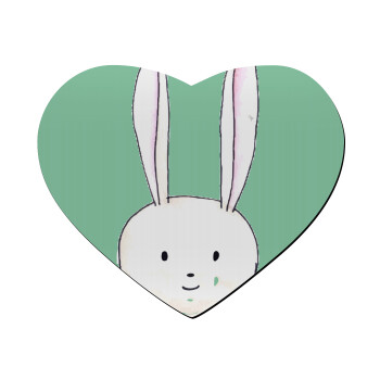 Ο λαγός του πάσχα, Mousepad heart 23x20cm