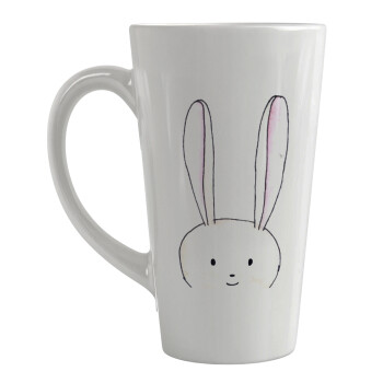 Ο λαγός του πάσχα, Κούπα κωνική Latte Μεγάλη, κεραμική, 450ml