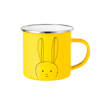 Ο λαγός του πάσχα, Yellow Enamel Metallic Cup 360ml