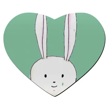 Ο λαγός του πάσχα, Mousepad heart 23x20cm
