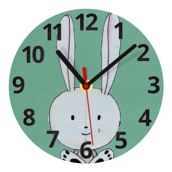 Ο λαγός του πάσχα, Ρολόι τοίχου γυάλινο (20cm)