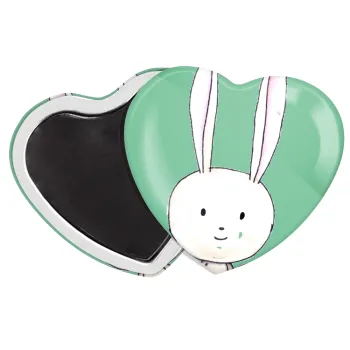 Ο λαγός του πάσχα, Μαγνητάκι καρδιά (57x52mm)