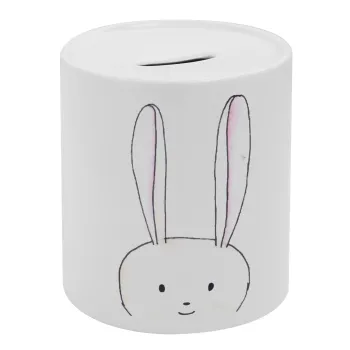 Ο λαγός του πάσχα, Κουμπαράς πορσελάνης με τάπα