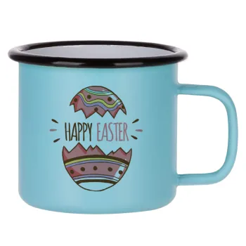 Happy easter egg, Κούπα Μεταλλική εμαγιέ ΜΑΤ σιέλ 360ml