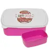 ΡΟΖ παιδικό δοχείο φαγητού (lunchbox) πλαστικό (BPA-FREE) Lunch Βox M18 x Π13 x Υ6cm