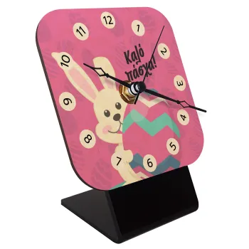 Καλό πάσχα, Επιτραπέζιο ρολόι σε φυσικό ξύλο (10cm)